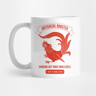 Antisocial Rooster Mug